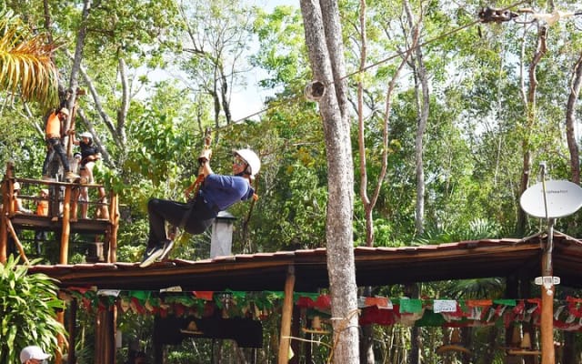 Outstanding Horseback Riding Tour with ATV, Ziplines and Cenote photo 5