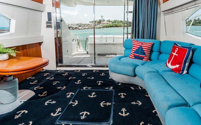 8-Hour Private 50' Azimut 2-Stop Tour to Cozumel Beach w/Food, Drinks & Snorkel photo 9