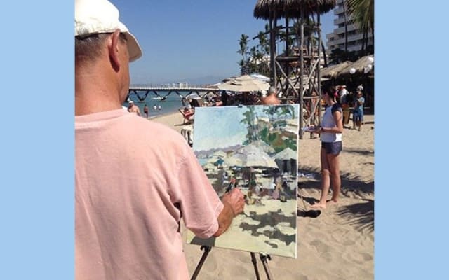 Plein Aire on the Beach