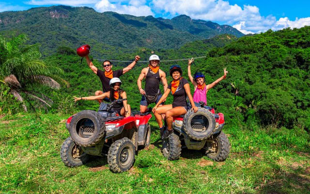 All-in-one PV Experience: Suspension bridge, Quads, Buggies, Ziplines and Mules