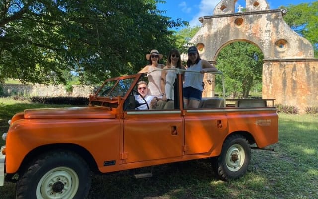 Private Safari Land Rover Vintage Tour Uxmal Ruins & Mayan Brunch photo 3