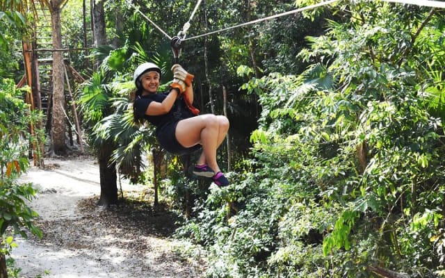 Outstanding Horseback Riding Tour with ATV, Ziplines and Cenote photo 6