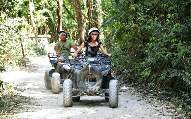 Horseback Ride in the jungle with ATV, Ziplines and Cenote photo 8