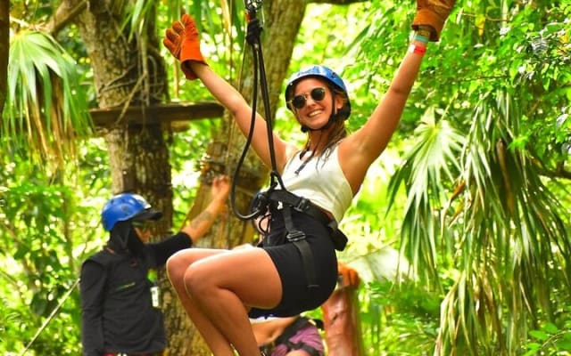 Live this extreme adventure tour. Jungle zip line with ATV and cenote swim. photo 14