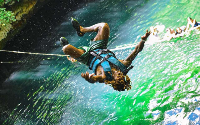 Live this extreme adventure tour. Jungle zip line with ATV and cenote swim. photo 15