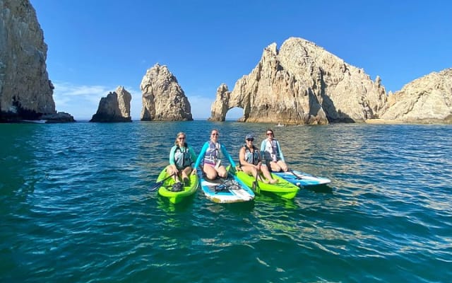 Kayak or Paddle Board & Snorkel to the Arch with Photos included