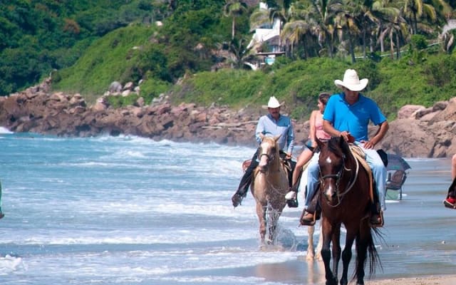 Paseo a caballo en Sayulita por senderos de selva hasta la playa photo 15