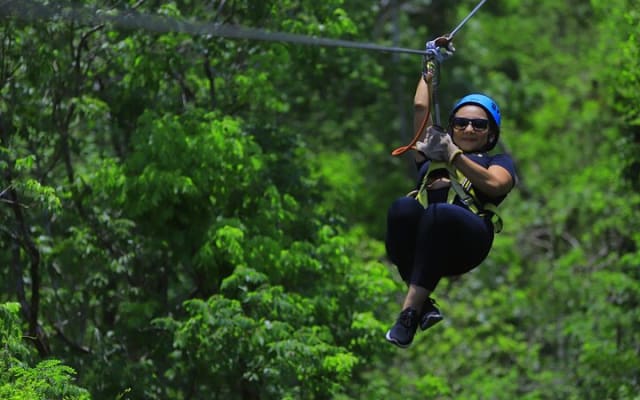 Top Ziplines in Mexico with Cenote, Bungee, snack & transport photo 9
