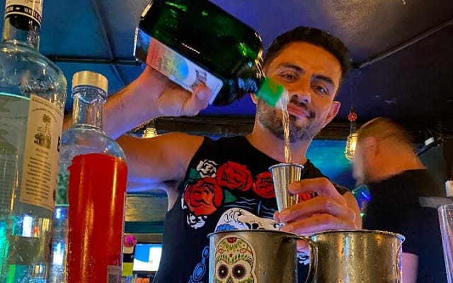 Mezcal vs. Tequila Cocktail Tasting in a Cantina