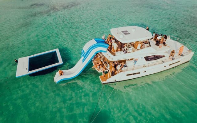 Tulum: Leopard 51′ Yacht with Gourmet Dining & Water Toys photo 15