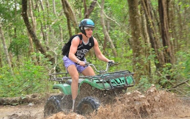 Exciting Day in Tulum Jungle: ATVs, Cenote, Zip lines, Rappel photo 7