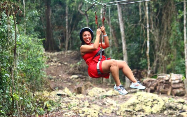 Thrills in Tulum's Jungle: Rappel, Ziplines, ATVs, Cenote & more photo 7