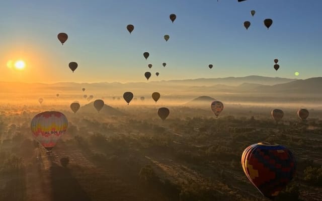 Vol en montgolfière à Teotihuacán depuis Mexico photo 10