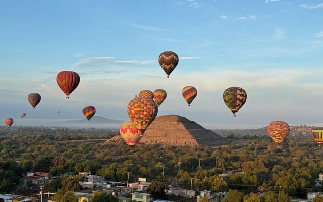 Vol en montgolfière à Teotihuacán depuis Mexico photo 12