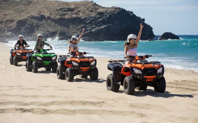 Cabo ATV Tour: Desert, Beach Ride and Tequila Tasting
