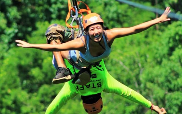 Canopy EcoPark Adventure with transportation from Puerto Vallarta