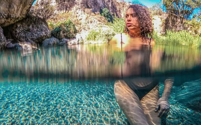 Hike and Swim in fresh springs and waterfalls in Guadalajara