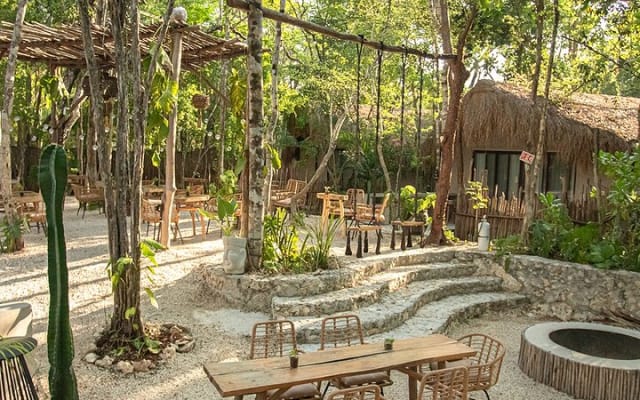 Floating breakfast in The Yellow Nest (near Dos Ojos cenote) photo 9