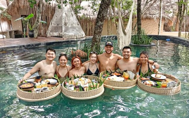 Floating Breakfast+Cavern Tour includes entrance to the cenote-Temazcal photo 2