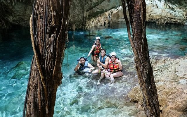 Floating Breakfast+Cavern Tour includes entrance to the cenote-Temazcal photo 10