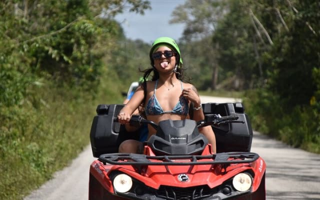 ATV Tour from Tulum or Riviera with Ziplines and Cenote Swim Day photo 9