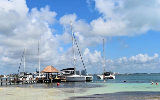Catamaran Sail with Snorkeling and Beach Club of Isla Mujeres photo 14