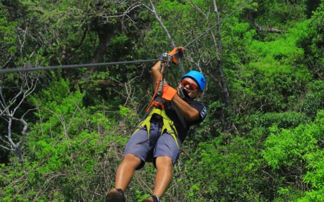 Jungle Adventure from Cancun: Ziplines, Bungee swing and Cenote photo 7