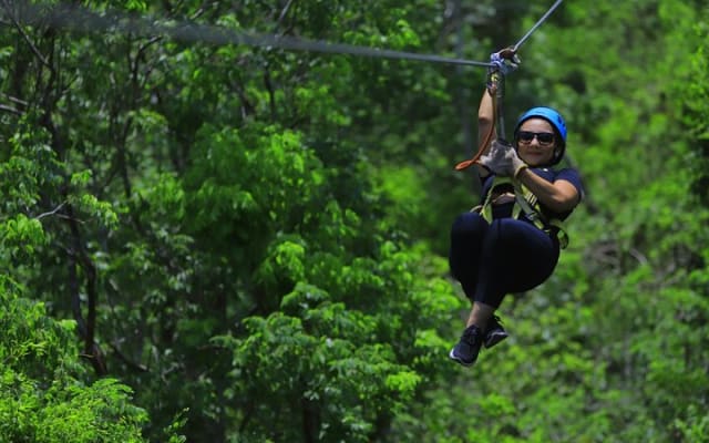 Jungle Adventure from Cancun: Ziplines, Bungee swing and Cenote photo 11