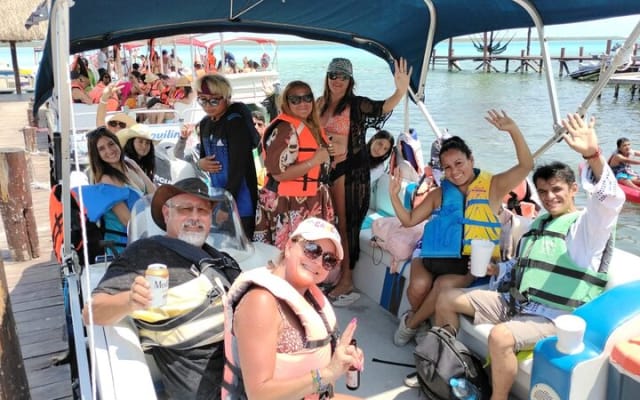 The 7 Colors Of Beauty Lagoon, Bacalar Experience from Tulum City photo 14