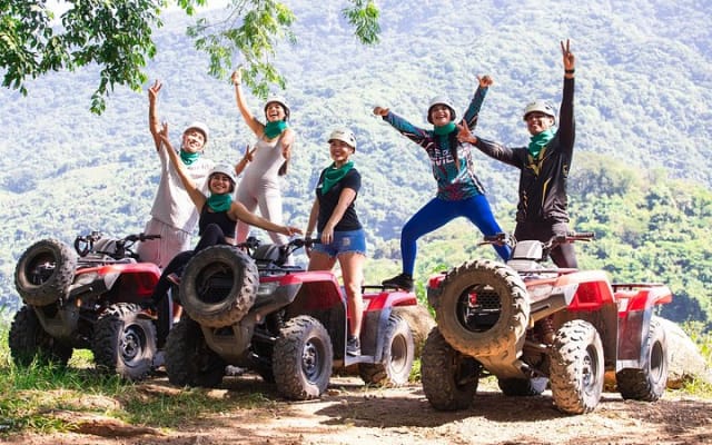 Adventure Combo Jorullo Bridge ATV ZipLine in Puerto Vallarta