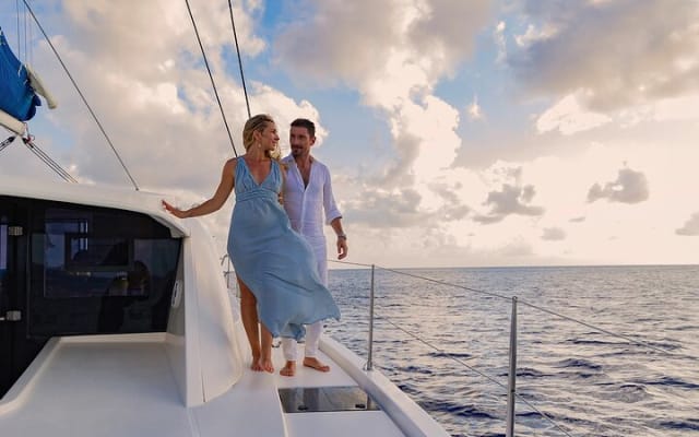Riviera Maya Luxury Sunset Sailing plus Light Dinner and Open Bar photo 6