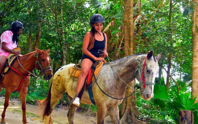 Horseback Ride, ATV, Ziplines & Cenote from Tulum photo 8