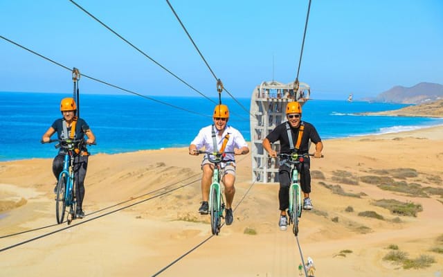 Beach Camel Ride and Sky Bike in Cabo