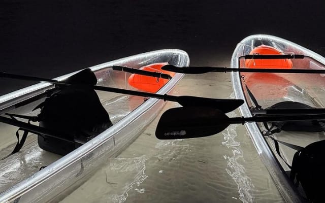 Transparent Kayak Bioluminescence Tour in Holbox photo 2