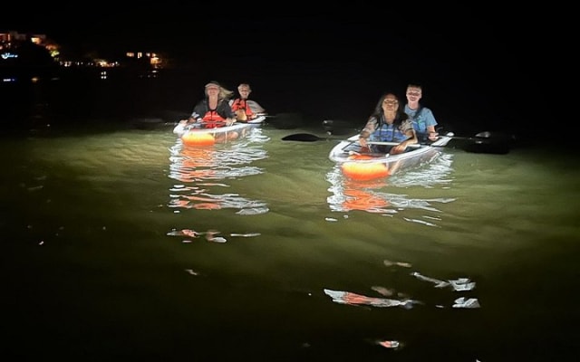 Transparent Kayak Bioluminescence Tour in Holbox photo 7