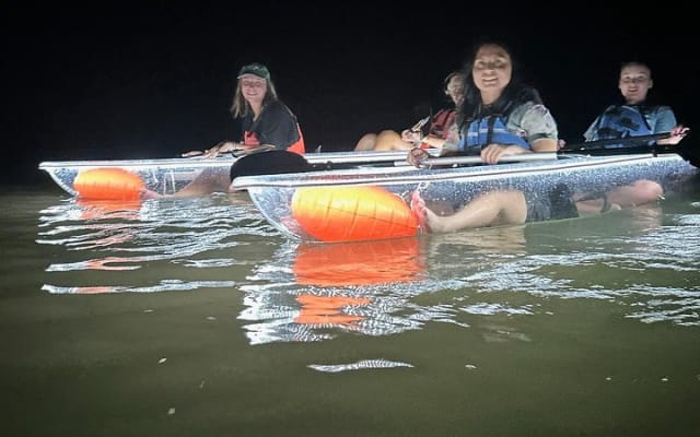 Transparent Kayak Bioluminescence Tour in Holbox photo 8