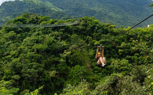 Puerto Vallarta's Best Canopy Zipline + Jorullo Bridge walk!