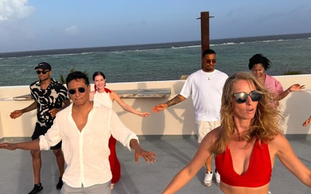 Tulum Salsa class at the Beach photo 6