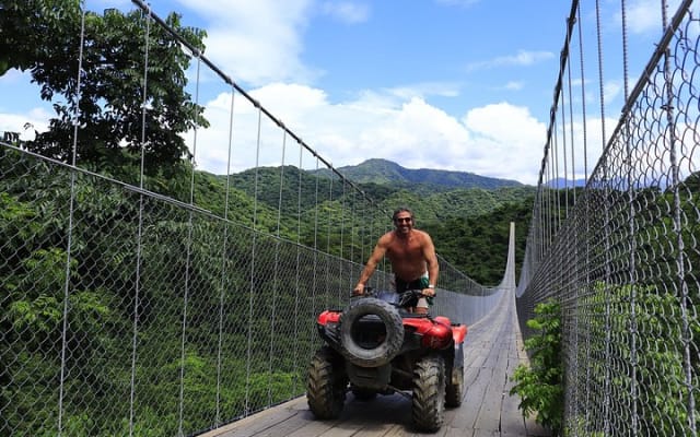 Combo ATV Jorullo Bridge + zip lines + mule ride photo 3