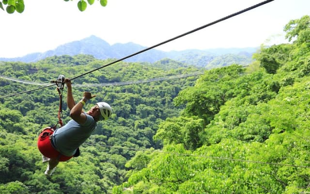 Combo ATV Jorullo Bridge + zip lines + mule ride photo 4