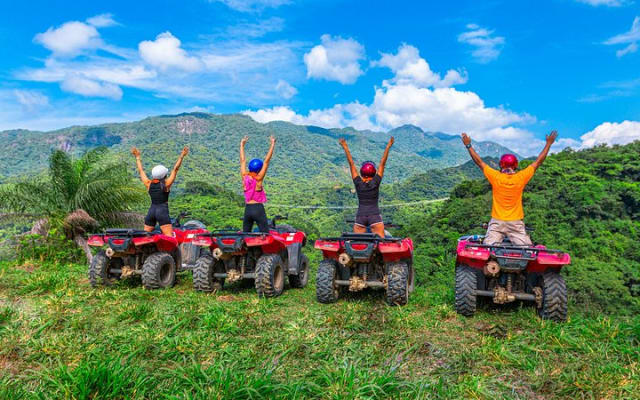 Combo ATV Jorullo Bridge + zip lines + mule ride photo 7