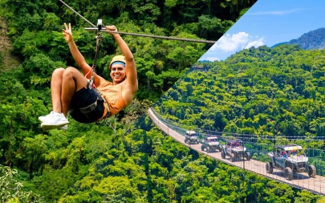 Combo RZR Zip Lines and Mule Ride Jorullo Route photo 6