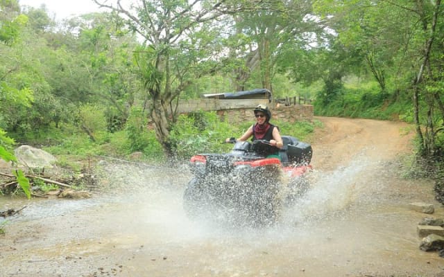 Spring and Village Tour by ATV in the Sierra Madre 4 hours