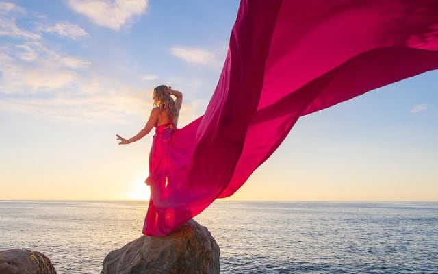 Experiencia de sesión de fotos con el vestido volador en Sayulita photo 7