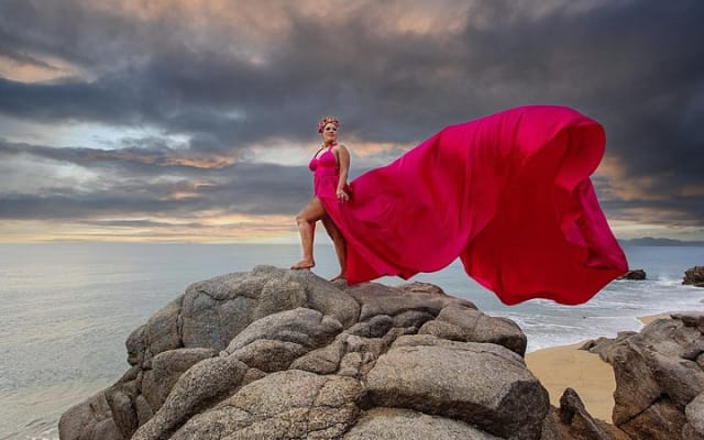 Experiencia de sesión de fotos con el vestido volador en Sayulita photo 9