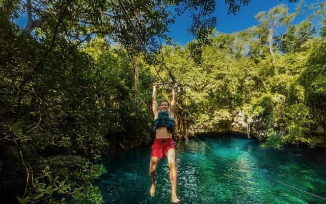 From Playa del Carmen ATV Adventure with Ziplines, Cenote photo 7
