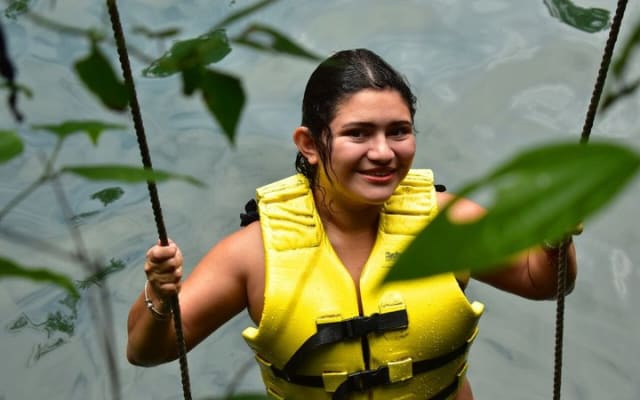 Jungle Zipline adventure with Cenote, Bungee swing and lunch photo 2