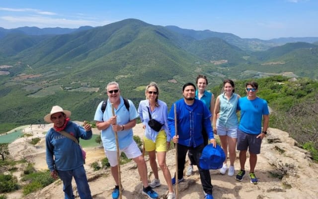 Hierve el Agua 2.5 hours, Mitla, Tule, Rugs and Mezcal for a Day