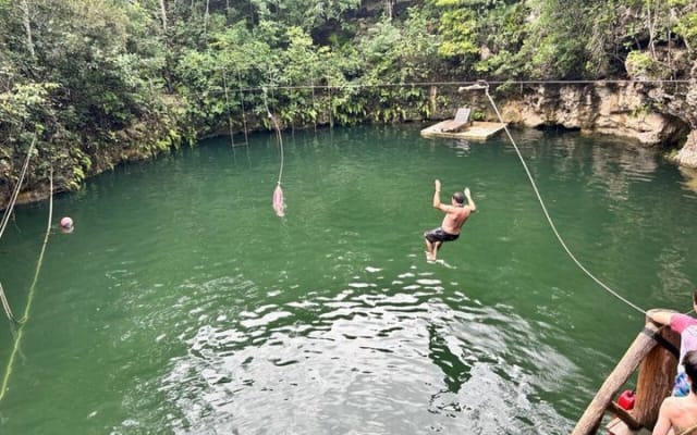 Jungle Adventure from Cancun: ziplines, cenote, snacks and fun! photo 14