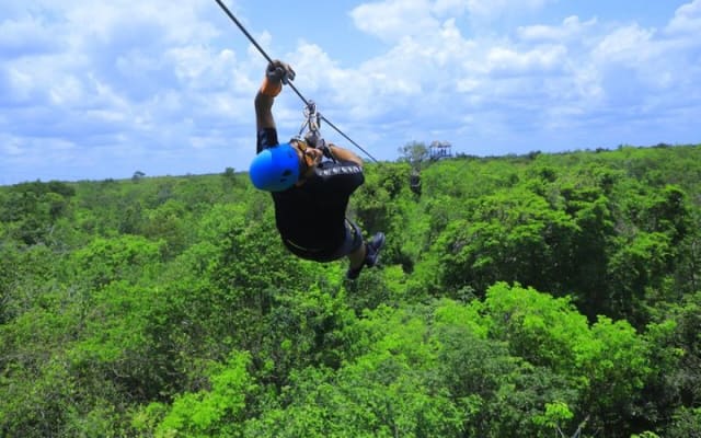 Jungle Adventure from Cancun: ziplines, cenote, snacks and fun! photo 13
